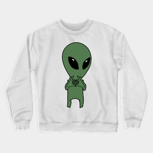 Love Alien - We come in peace Crewneck Sweatshirt